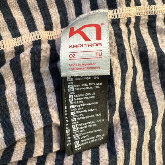 Kari Traa blue & pink wool beanie hat - NEW with tags - Picture 2 of 4